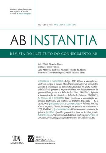 Revista do Instituto do Conhecimento AB Instantia - eBook - INST. CONHEC.ABREU ADVOG & RICARDO COSTA