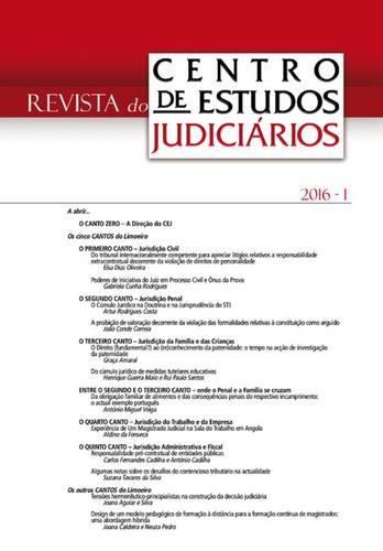 Revista do CEJ n.º 1 de 2016 - eBook - CENTRO DE ESTUDOS JUDICIÁRIOS