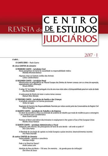 Revista do CEJ n.º 1 de 2017 - eBook - CENTRO DE ESTUDOS JUDICIÁRIOS