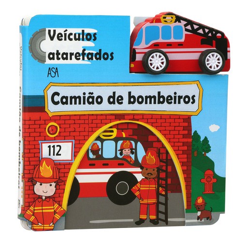Veículos Atarefados - Camião de Bombeiros - GLOBE PUBLISHING Veículos Atarefados - Camião de Bombeiros - GLOBE PUBLISHING